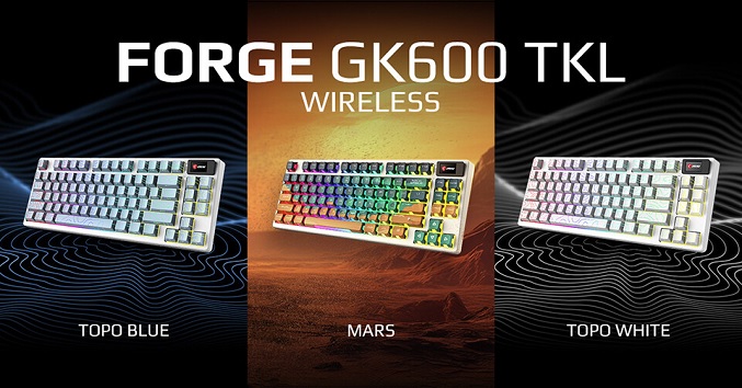 معرفی نسخه ویژه کیبورد FORGE GK600 TKL