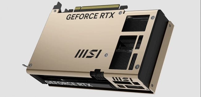 بک پلیت کارت گرافیک MSI RTX 5060 Ti INSPIRE 2X