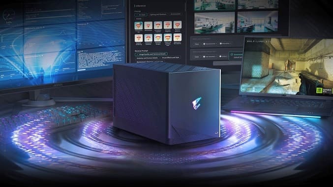 کارت گرافیک AORUS RTX 5090 AI BOX به بازار آمد