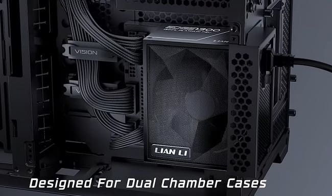 اسمبل پاور در کیسهای دو محفظهای