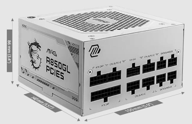 ابعاد پاور سری MAG