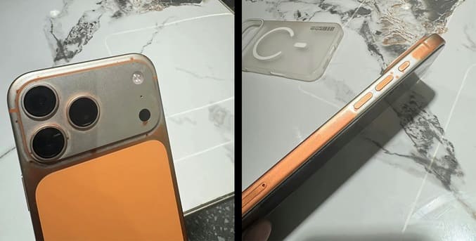 هشدار: پاک شدن رنگ آیفون ۱۷ پرو با دستمال مرطوب!