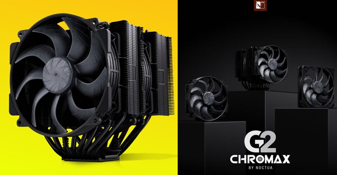 رونمایی نوکتوا از خنک‌کننده NH-D15 G2 chromax.black با پشتیبانی از Nova Lake