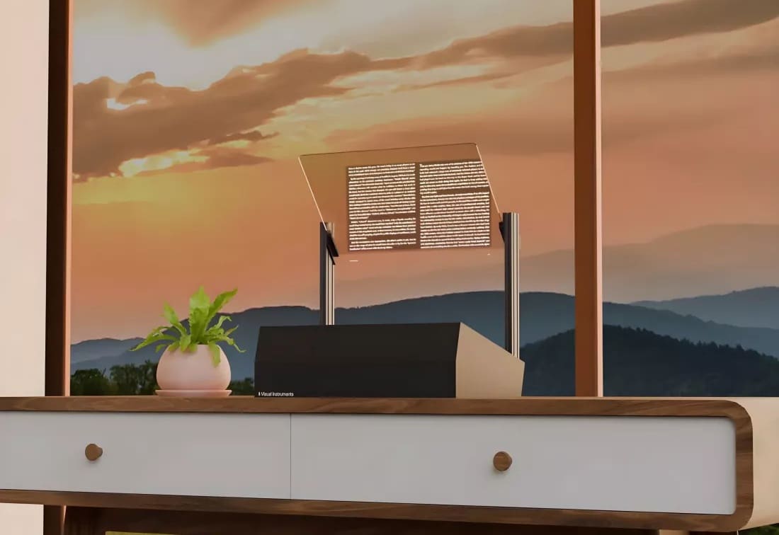 نمایشگر شفاف