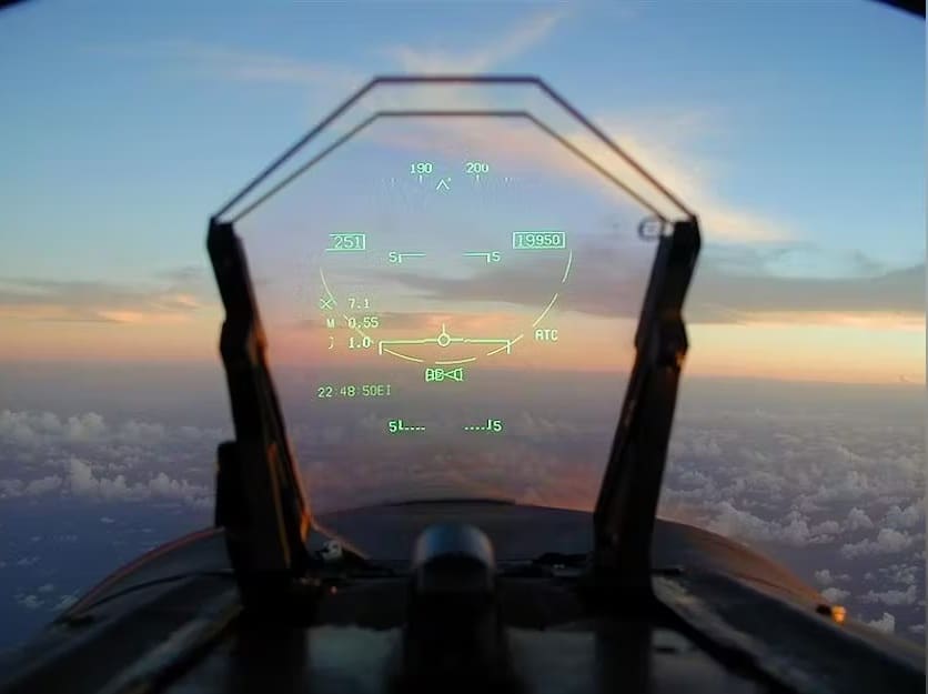head up display airplane