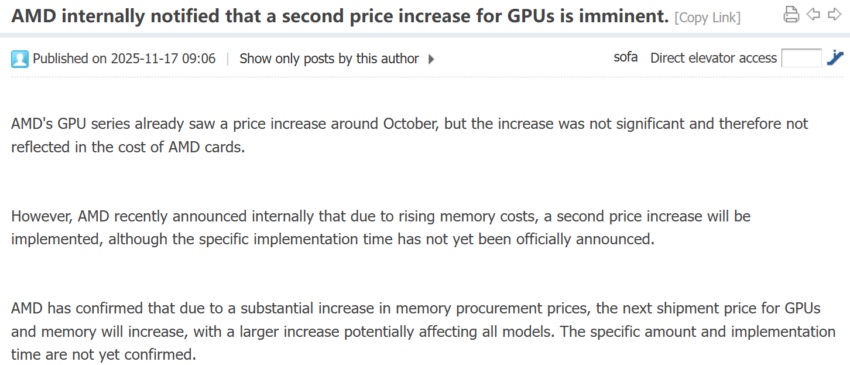 افزایش قیمت کارت های Radeon