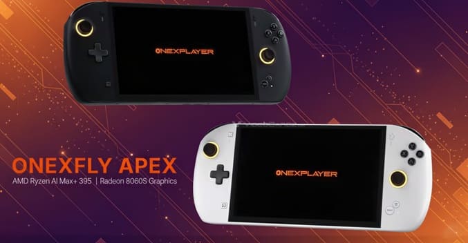 معرفی کنسول دستی OneXFly Apex با خنککننده مایع و پردازنده Strix Halo