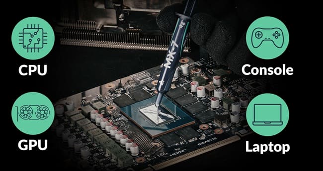 موارد استفاده Arctic MX-7