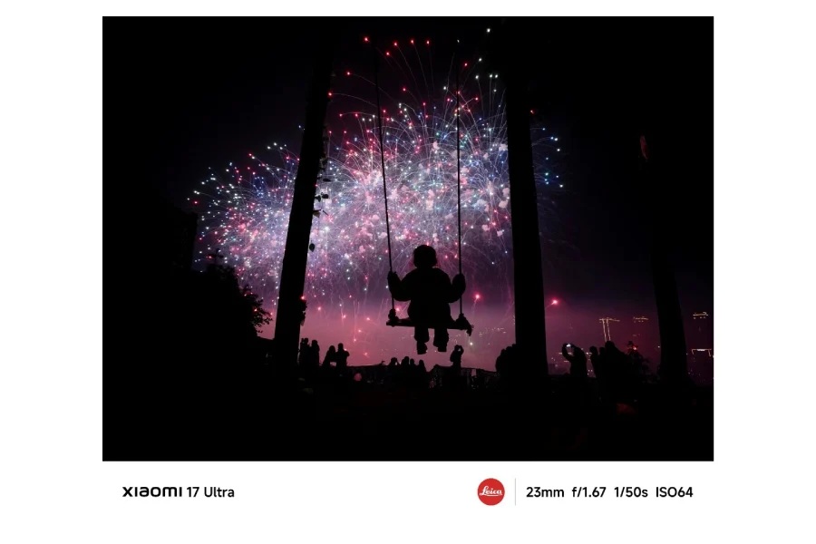 عکس ثبت شده با Xiaomi 17 Ultra در شب