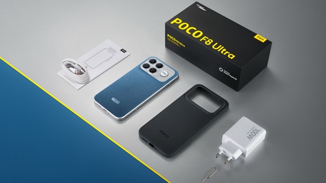 محتویات جعبه پوکو اف ۸ اولترا