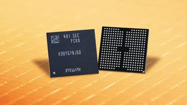 دو تراشه حافظه سامسونگ