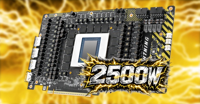 خطر ابطال گارانتی با بایوس لو رفته ۲۵۰۰ واتی MSI RTX 5090 Lightning