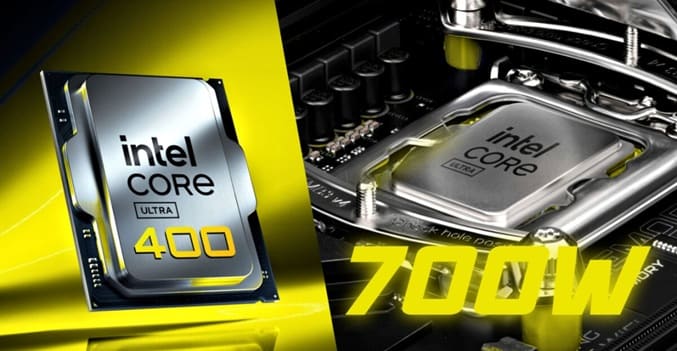جزئیات مصرف برق ۷۰۰ واتی پردازنده‌های Nova Lake اینتل فاش شد
