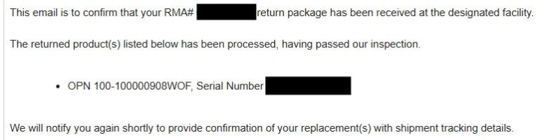 نامه گارانتی تعویض 7950X3D با 9950X3D