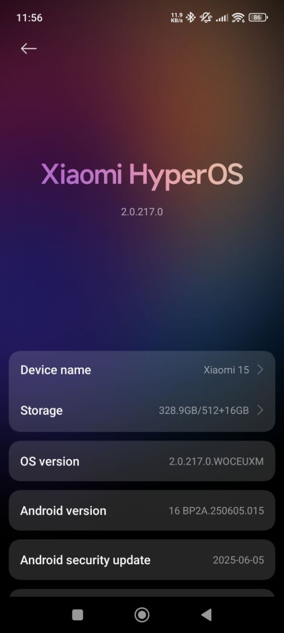 نسخه HyperOS 2.3