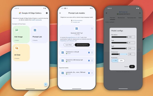 اپلیکیشن AI Edge Gallery