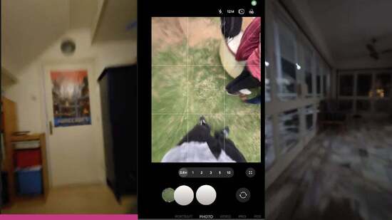 لرزش دوربین اولترا واید S25