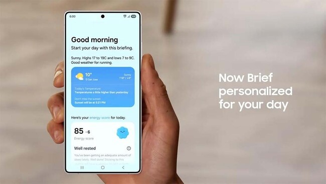 اپدیت جدید سامسونگ با nowbrief