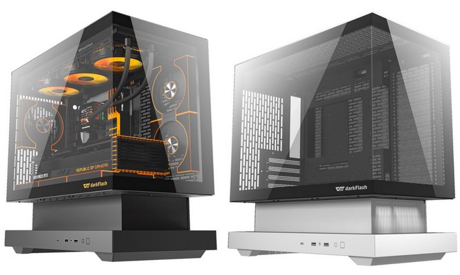 کیس FLOATRON F1 در دو رنگ مشکی و سفید