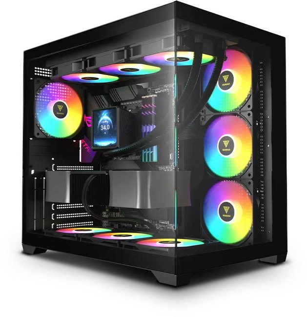 AURA GC107؛ طراحی پانورامیک برای نمایش سخت افزار شما