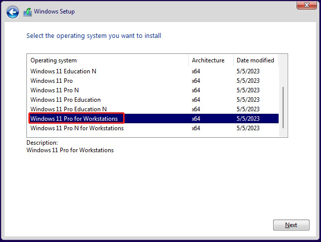 نصب Windows 11 Pro for Workstations