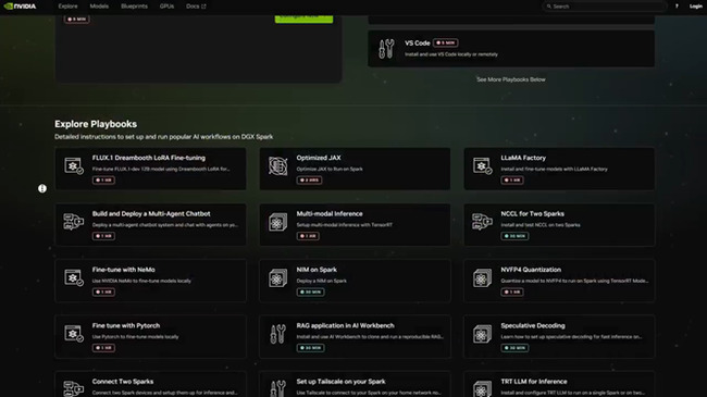 محیط نرمافزاری و پلیبوکهای توسعه AI در DGX Spark