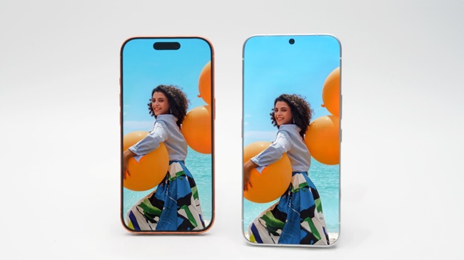 مقایسه حاشیه گوشی Tecno با آیفون 17 پرو
