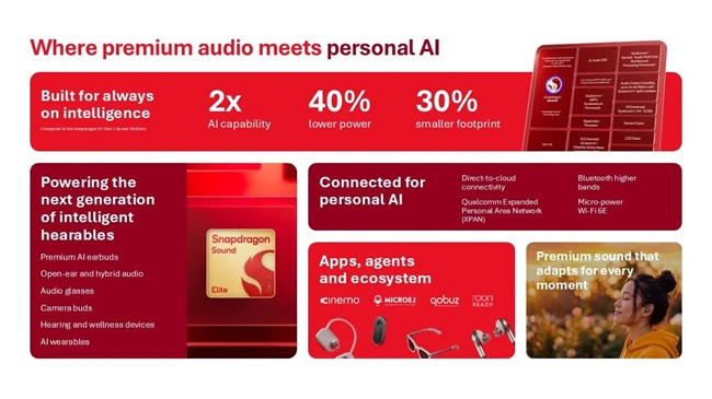 مشخصات تراشه اسنپدراگون Sound Elite Gen 2