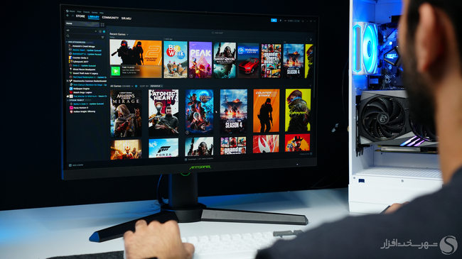 مانیتور با رفرش ریت بالا