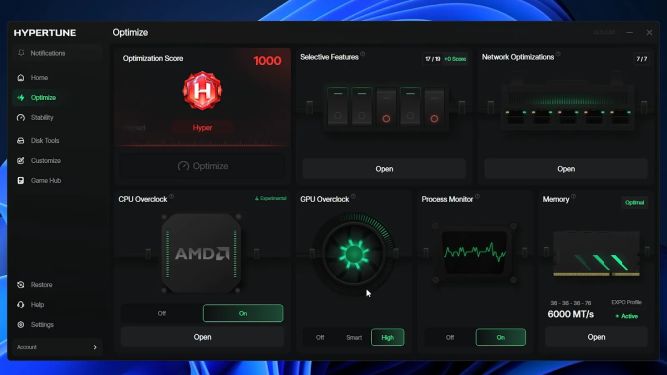 ابزار اورکلاک خودکار Hypertune