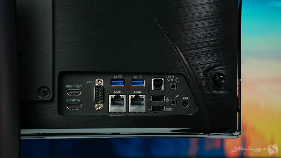 تنوع درگاهها و پورتهای MSI AiO X22 KVM series