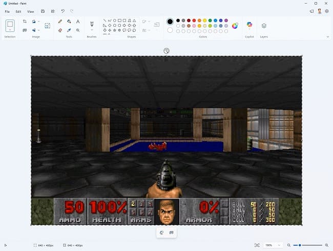 اجرای Doom در کنار قابلیتهای ویژه در بازی!