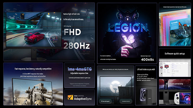 مشخصات مانیتور Lenovo Legion 27-1r