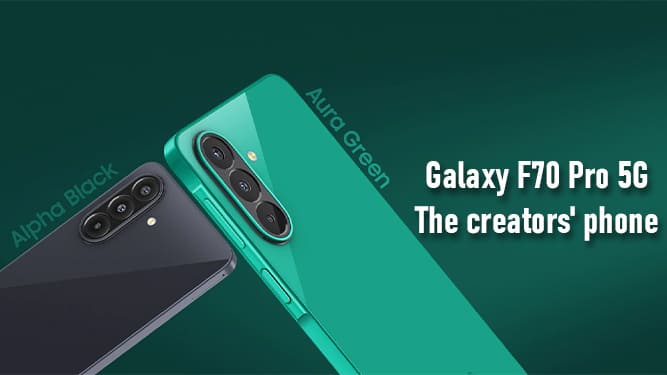 سامسونگ از Galaxy F70 Pro رونمایی کرد