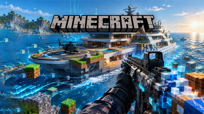 هوش مصنوعی بازی Call of Duty را داخل ماینکرفت اجرا کرد