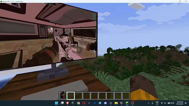 اجزای بازی درون Minecraft