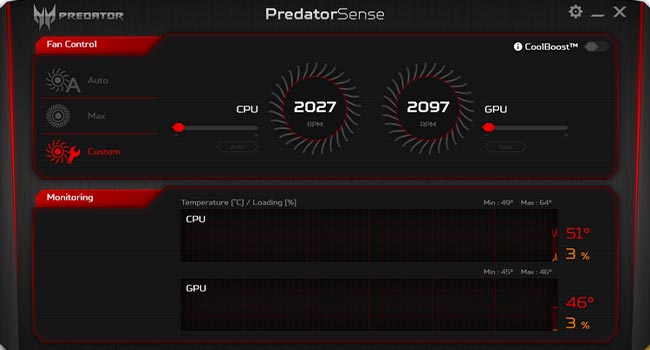 نرمافزار PredatorSense