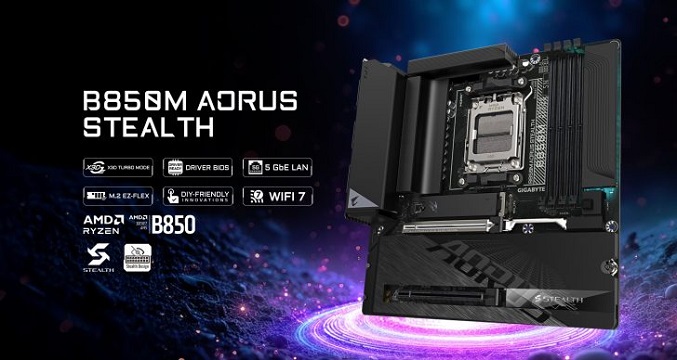 مادربرد B850M AORUS Stealth