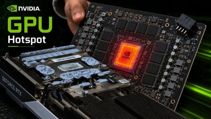 پایس دمای هات اسپات RTX 50
