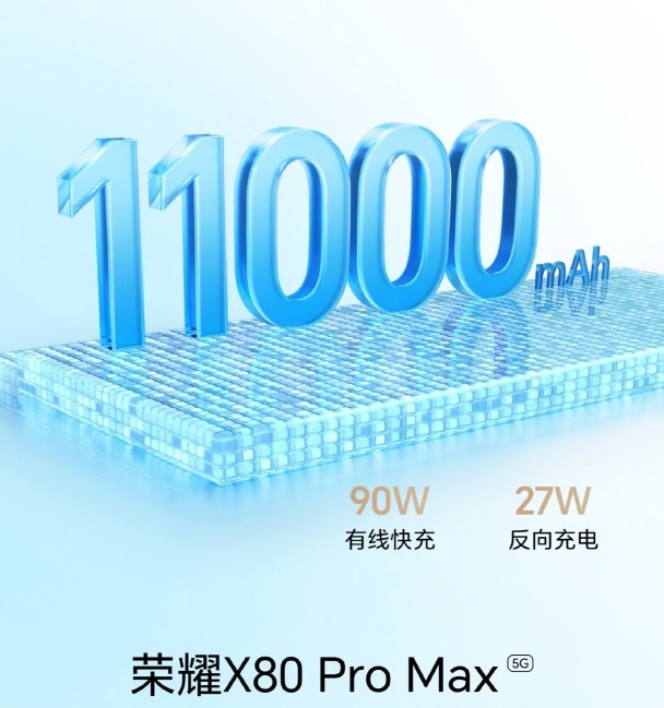 باتری ۱۱ هزار میلیآمپرساعتی X80 Pro max