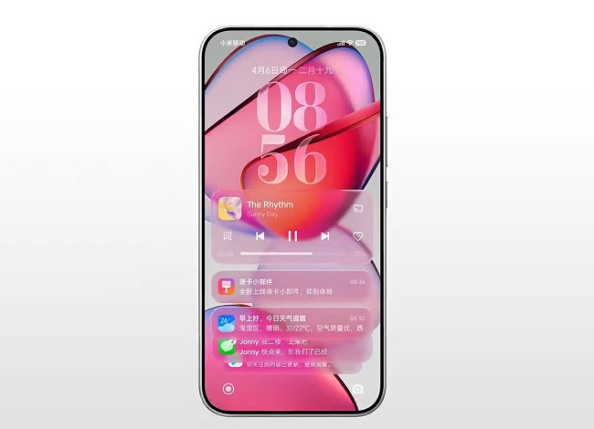 صحفه قفل و نوتیفیکیشن‌های HyperOS 4