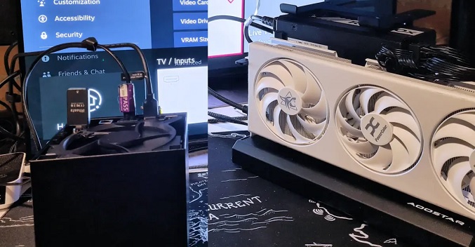 کارت گرافیک اکسترنال متصل به Steam Machine