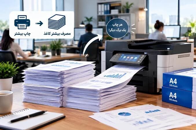 چرا قیمت کاغذ A4 بالا می‌رود؟ پای پرینترها در میان است!