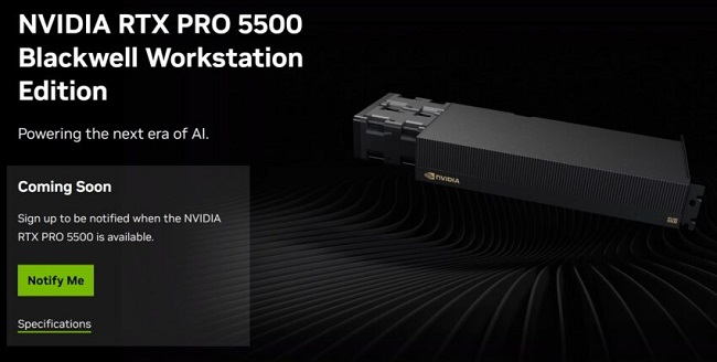 RTX PRO 5500 Blackwell