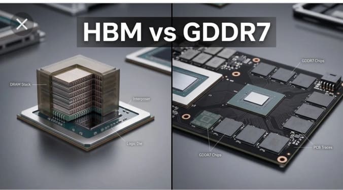 HBM4 در مقابل GDDR7
