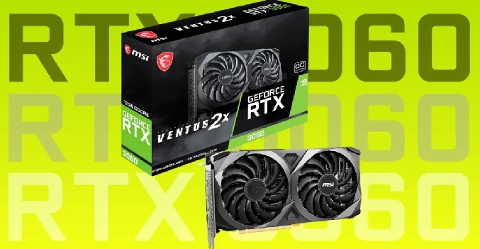 کارت گرافیک MSI RTX 3060 12GB