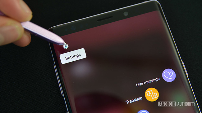 تنظیمات قلم سامسونگ S-Pen Settings
