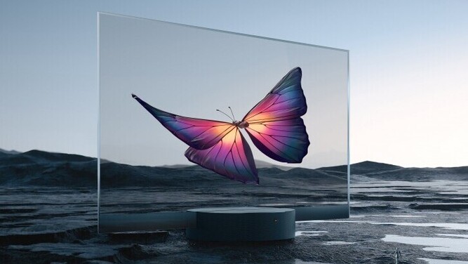 معرفی تلویزیون شفاف شیائومی