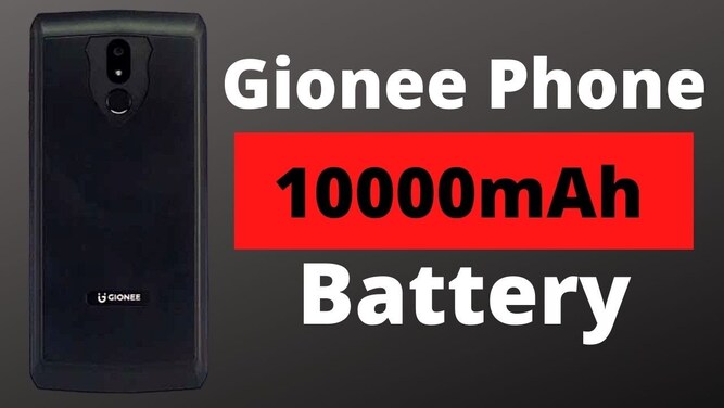 گوشی جدید gionee با باتری 10000 میلی آمپرساعتی