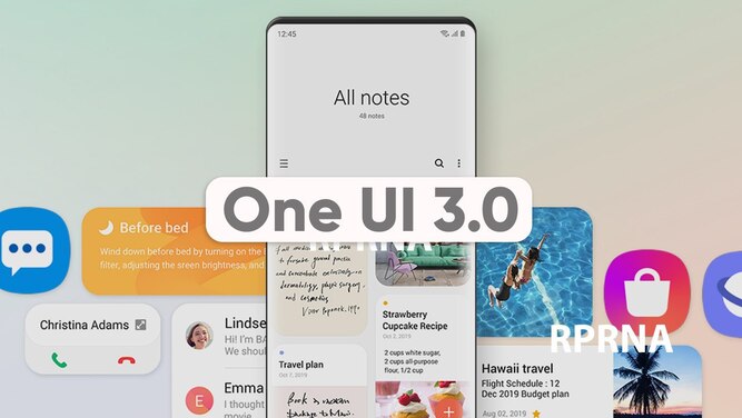 تاخیر انتشار رابط کاربری one ui 3 برای گلکسی s10